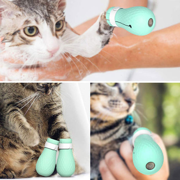 Pet Cat Paw Protector for Bath