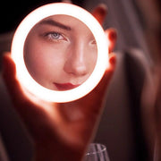 LED Mini Circular Makeup Mirror